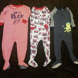 Carter's footed pajamas lot